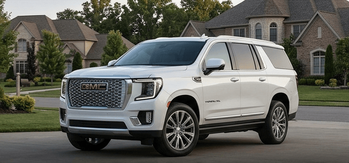 Layanan Trasportasi Mobil GMC Merupakan transportasi andalan travel umroh bernama Artha Travelindo Madani
